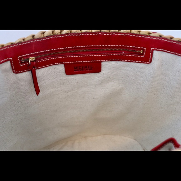 Michael Kors Santorini Large Straw Tote - Picture 5 of 8